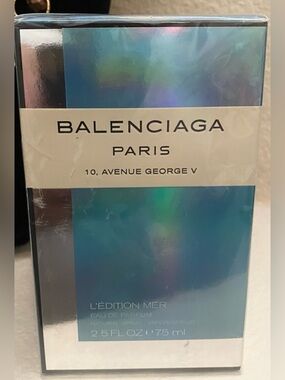 BALENCIAGA PARIS GEORGE V
L'EDITION MER 2.5fl.oz./ 75ml. EDP RARE